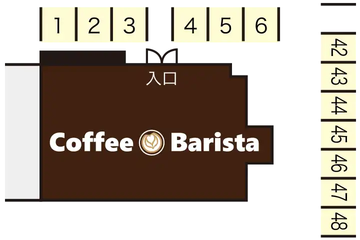 Coffee Barista | コーヒーバリスタ 駐車場 MAP